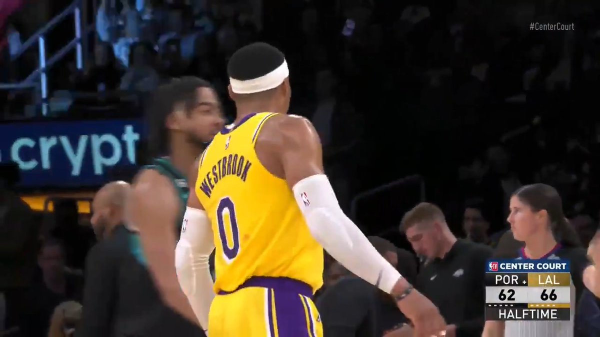 My favourite Russ shot as a Laker 😭