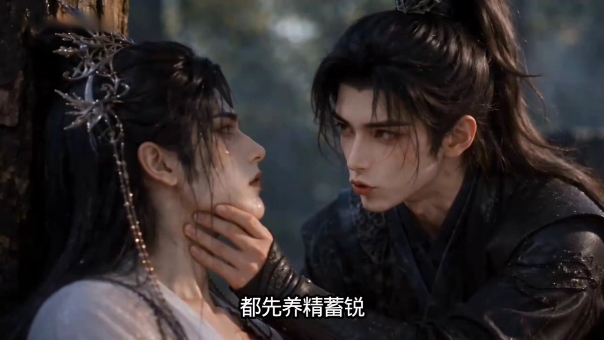 侍卫对主子做出这样的事,但公子挺享受啊 侍卫跑了完整版↓ #AI漫剧 #双男主 #大鸡