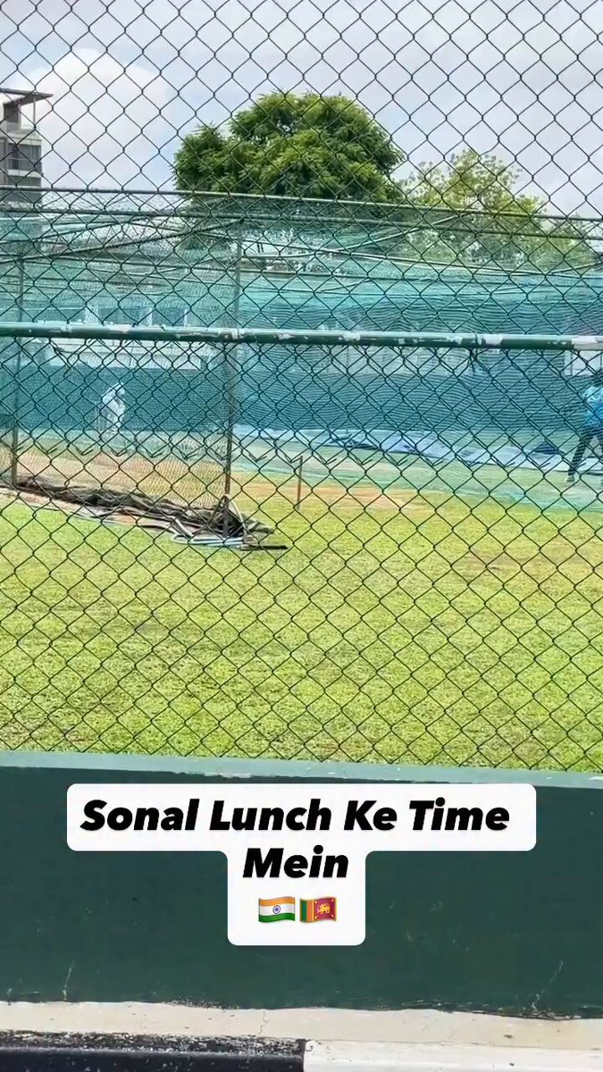 Dedication level- 💯. Lunch on day 5, Sonal came from the crease, had a quick lunch and went to the nets before going back to the crease. Hard work paid off. #SLVIND