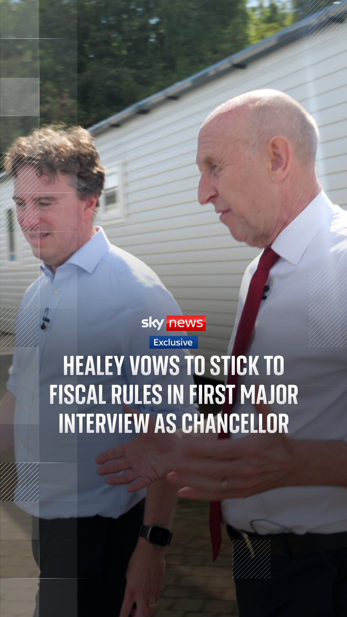 The new chancellor John Healey says we are a "continuity" government post-Starmer, as he tells Sky in first major interview that "it's not easy" to find more money. Sam Coates Sky |