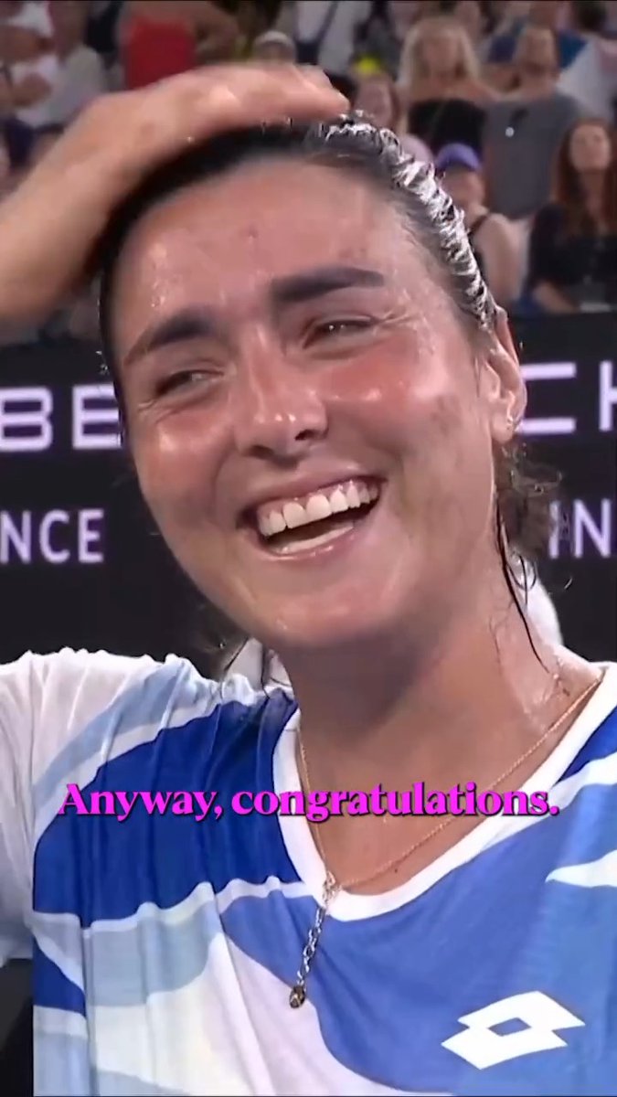 Here's to a day full of massages and good recovery 😂 Happy birthday, Ons Jabeur 🥳