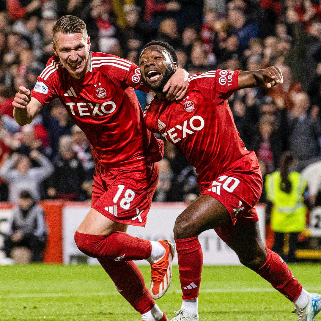 A memorable night at Pittodrie 🤩