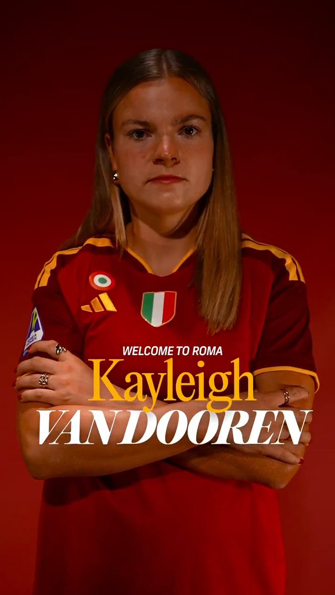🤝🇳🇱 Benvenuta alla Roma, Kayleigh van Dooren! #ASRomaFemminile