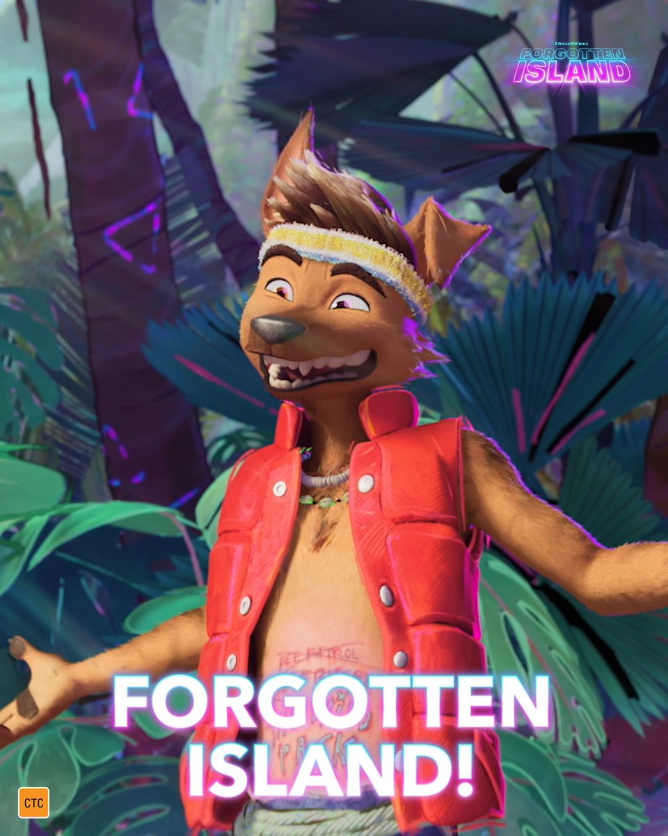 Wild Pack for Life!! ✌️ Experience Forgotten Island only in cinemas September 17.