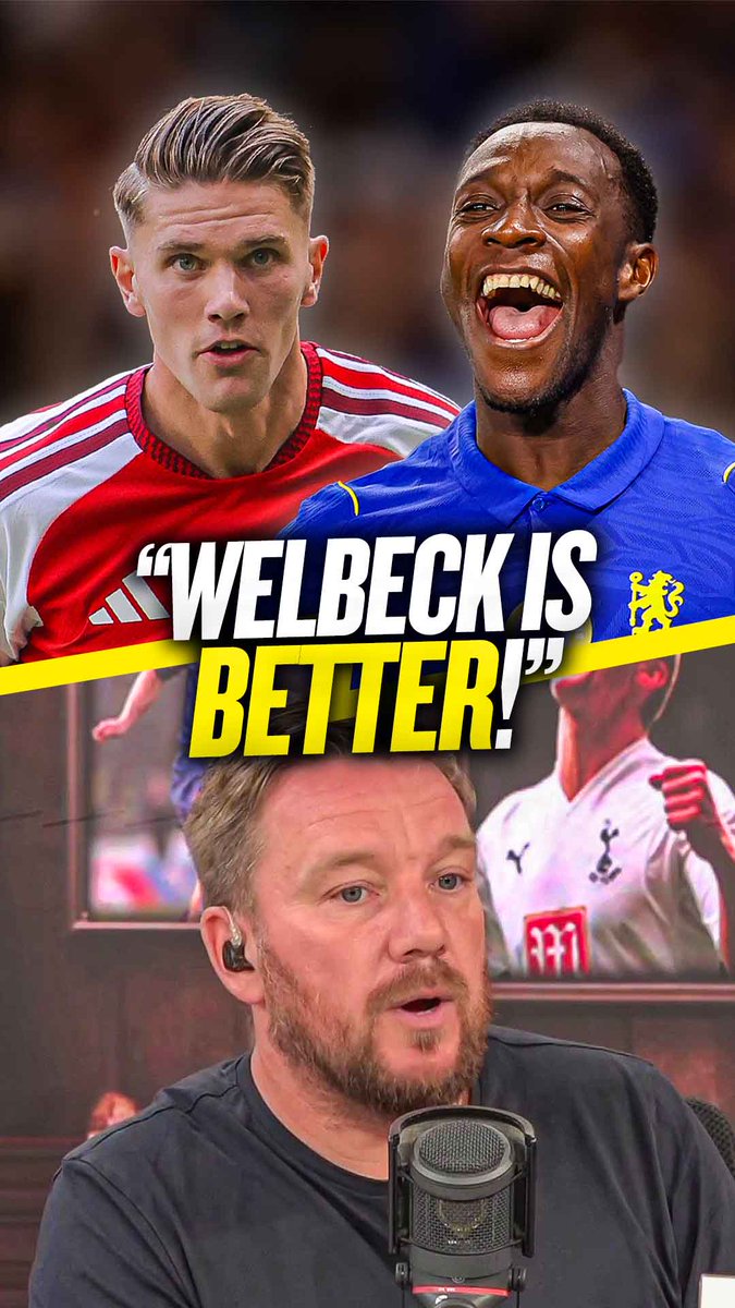 🤷♂️ "Welbeck is a better player than Gyokeres!" 🔥 "Welbeck is unbelievable... his stats are brilliant!" Jamie O'Hara makes big claim about #CFC's Welbeck as he writes off #AFC's hopes to winning the UCL! 👀