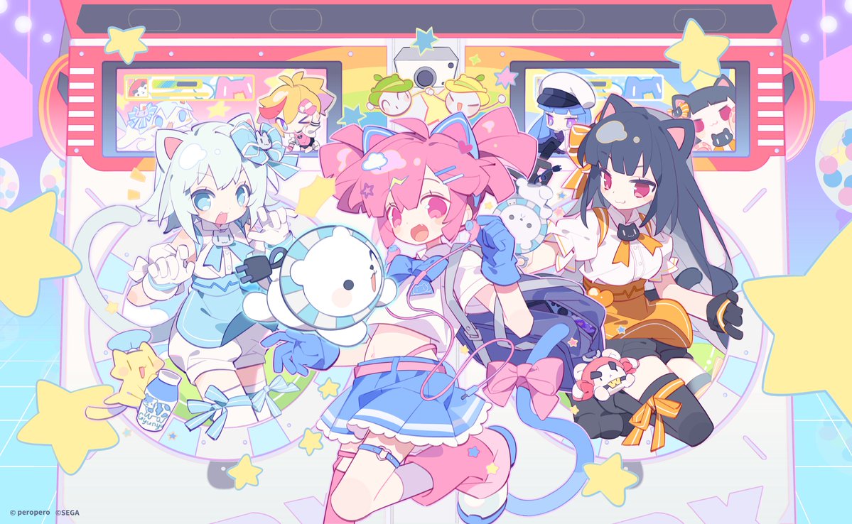 Muse Dash × maimai でらっくす第2弾コラボ楽曲パック「maimai でらっくす限定イベントコース_Vol.02」を只今アップデートしました！ なんと3曲も裏譜面があるんだって？それじゃ、ブロウちゃんとどっちが早く攻略できるか勝負しよっか ( ´-ω･)b #maimaiでらっくす #MuseDash