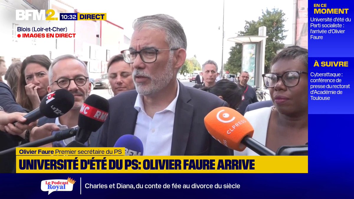 "Il n'y a pas de victoire possible sans les Écologistes", considère Olivier Faure, premier secrétaire du PS avant l'université d'été du parti #BFM2