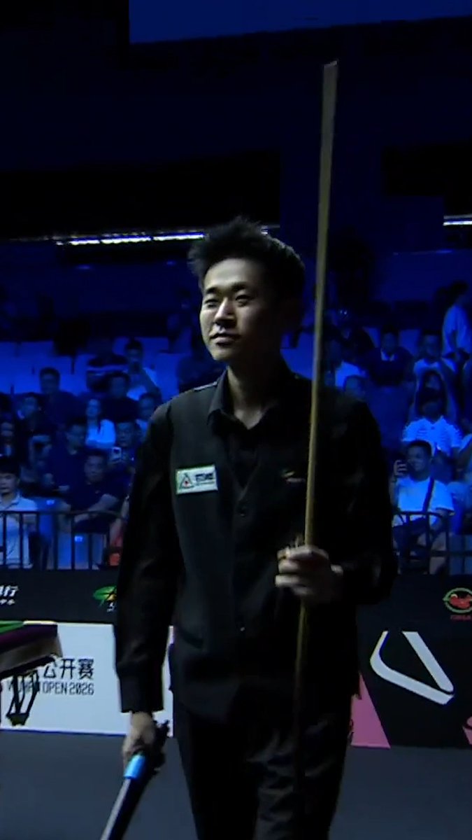 Chang Bingyu defeats Ronnie O'Sullivan 👏 It'll be a home final for Chang after a 6-3 win against the Rocket in Wuhan 🇨🇳