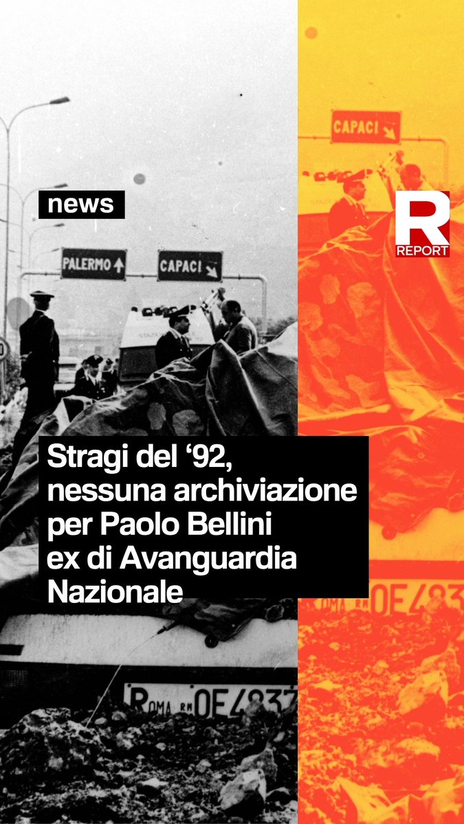 Stragi del ‘92, da Caltanissetta nessuna archiviazione per Paolo Bellini ex di Avanguardia Nazionale. Di Paolo Bellini e del suo possibile ruolo nelle stragi del ’92 Report si è occupato nell’inchiesta “Le piste nere” di Paolo Mondani