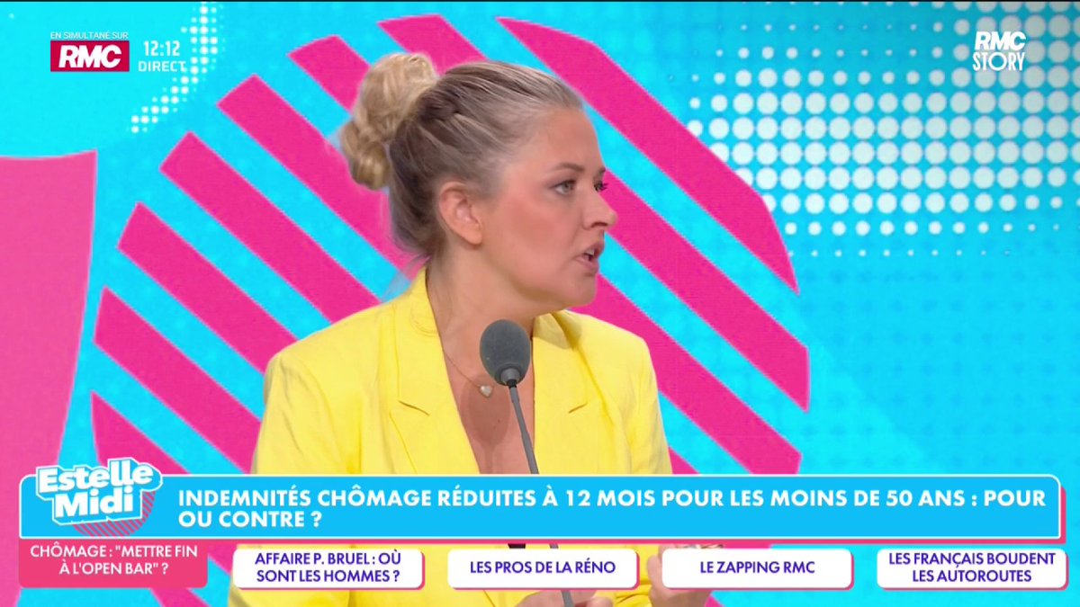💶 Réduction des indemnités chômage 🎙️Carine Galli : "Ma copine a un glacier et embauche une jeune fille en avril. Le patron lui demande d'être souriante, de ne pas être sur son portable... Le lendemain, arrêt de travail ! Elle n'est jamais revenue ! C'est ça qu'il faut attaquer"