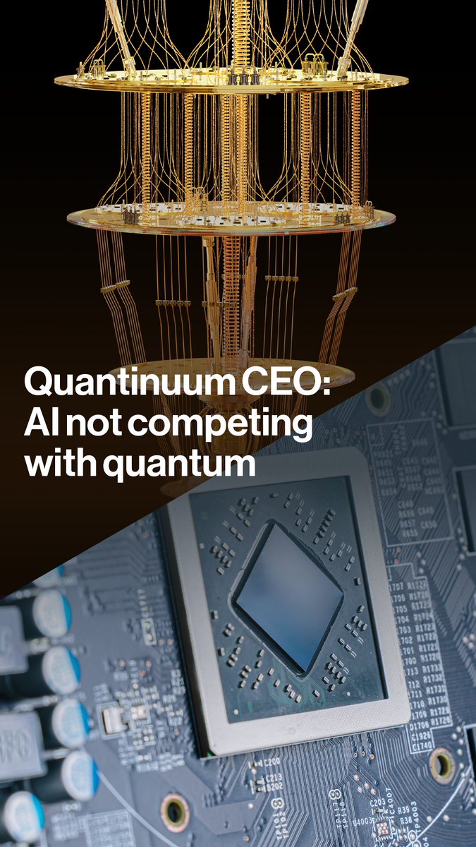 "We don't see AI competing with quantum." Quantinuum CEO Rajeeb Hazra tells Lizzy Burden how quantum computing and AI can be used together