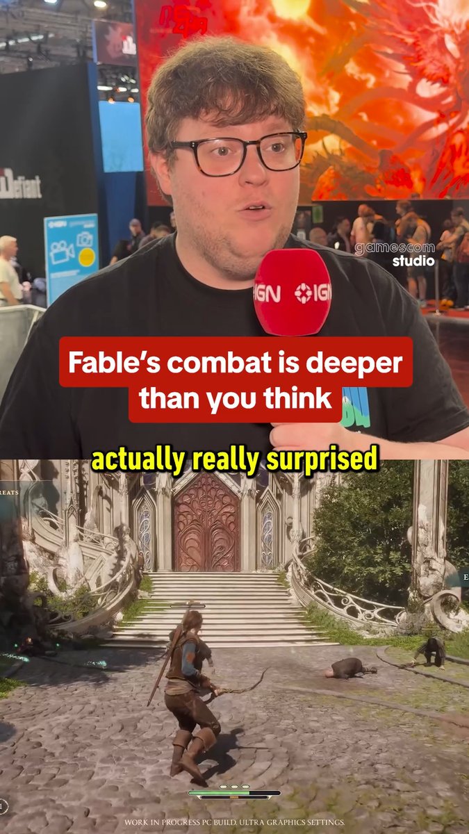 We FINALLY got our hands on Fable at #gamescom2026, and what stood out the most: magic, and the ability to combo different spells. Presented by Fable and METRO 2039