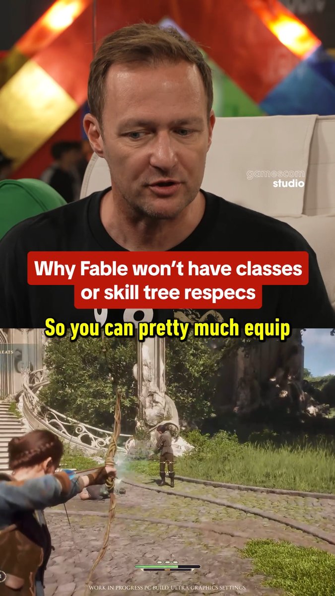 You don't have to choose a class when you play Fable, and if you play long enough, you can unlock the entire skill tree! #gamescom2026 Presented by METRO 2039 and Fable