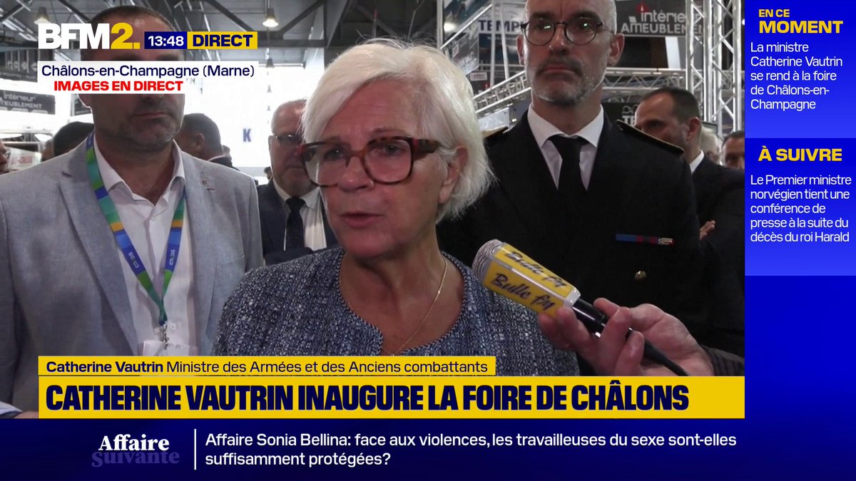 Présidentielle 2027: "Je souhaite ardemment qu'il y ait une candidature rassembleuse au sein du bloc central, c'est absolument majeure pour une présence au deuxième tour" affirme Catherine Vautrin, ministre des Armées et des Anciens combattants #BFM2