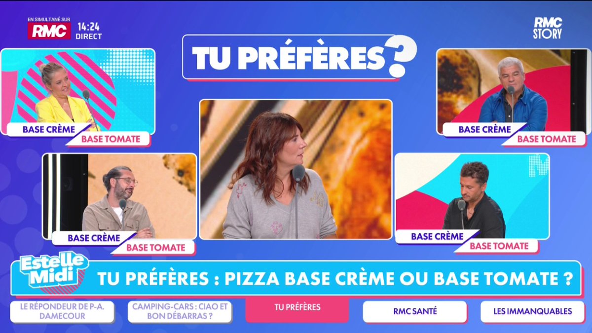 🍕 La calzone 🎙️ Estelle Denis : "Je ne comprends pas les gens qui prennent une calzone... Je ne vois pas l'intérêt d'une pizza qui n'est pas une pizza ! C'est un chausson ! C'est le snobisme de la calzone ! Bah prends une Reine ! Ce sont des snobs ! Quel est l'intérêt ?"
