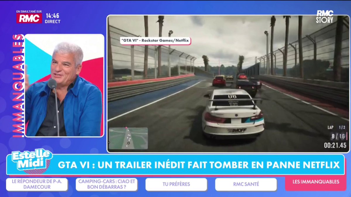🎮 GTA VI 🎙️ Morad AÏt-Habbouche : "J'ai regardé le trailer, c'est caricatural ! C'est en gros les méchants blacks contre les blancs qui ne sont pas très méchants... Le début, c'est 2 blancs qui arrivent dans un squat tenu par des blacks qui vendent de la drogue !"