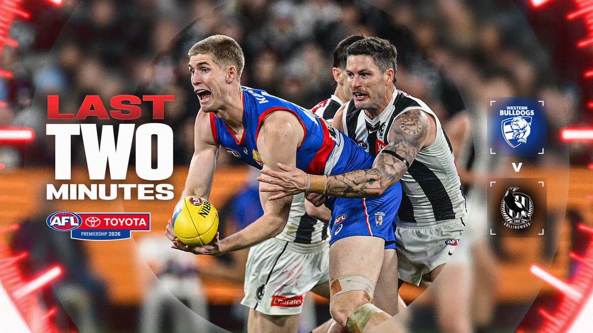 That was WILD 🤯 Relive the last two minutes of the thrilling Wildcard Final between the Dogs and Pies, thanks to OMO Australia. #AFLFinals