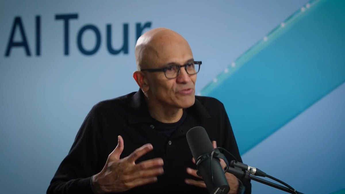 Satya Nadella says that when Microsoft put a billion dollars into OpenAI in 2019, everybody thought the money was being burned: "Who would have thought in 2019 that there is a smart idea to go put a billion dollars?" "Everybody thought we were just burning a billion dollars." "It turns out some of these things when they work, they are celebrated and when they don't work, nobody knows about it." "The thing that we were obsessed about and Bill, in particular, was obsessed about was natural language." "When the OpenAI team started pivoting from what, at that time, they were doing a lot more RL and what have you, interestingly enough, they switched to natural language and scaling laws. And that's when we sort of picked it up." What triggered the billion dollars was a research team changing what it worked on. Microsoft had been asking whether AI could break through on natural language since the early days of Microsoft Research, so when OpenAI moved off reinforcement learning onto language and scaling laws, the company already knew what it was looking at. - Satya Nadella (Satya Nadella), Chairman and CEO of Microsoft (Microsoft), on the OMR Podcast in March 2026.