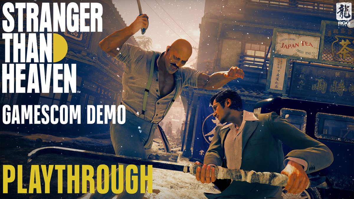 Gamescom 2026に出展された、『STRANGER THAN HEAVEN』最新デモのプレイ映像を公開。 本映像では、『STRANGER THAN HEAVEN』の舞台となる街並みや、迫力あるコンバットシーンをご覧いただけます。 2027年1月15日発売。 予約・ウィッシュリスト登録受付中。 #StrangerThanHeaven #ストレンジャーザンヘヴン