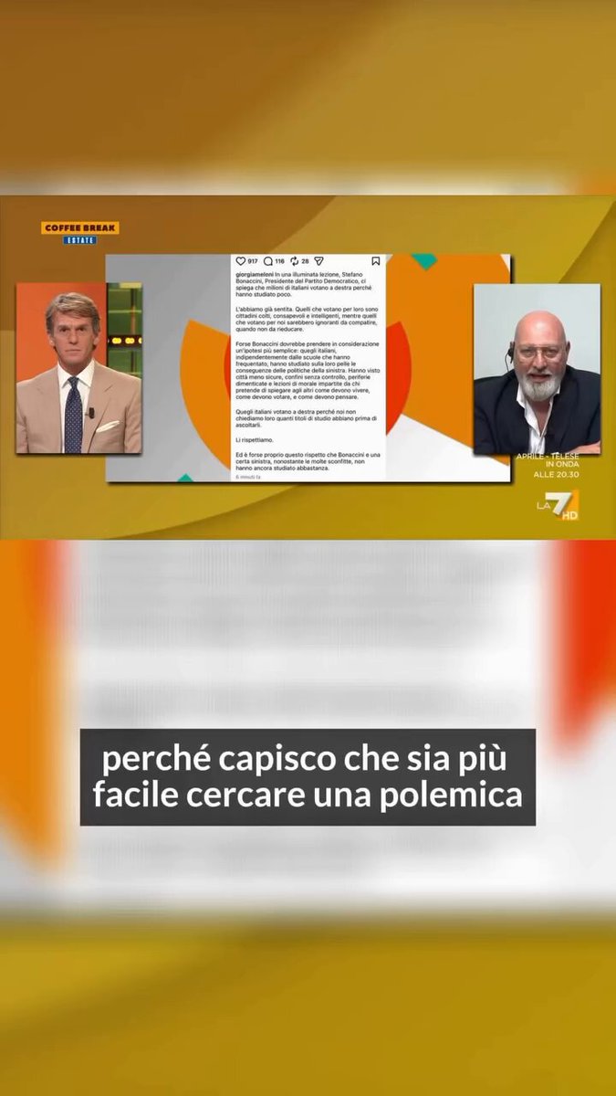STEFANO BONACCINI Sintesi: "Ci sono le analisi". Quando la pezza è peggio del buco. Fratelli d'Italia 🇮🇹 Lega ⬇️