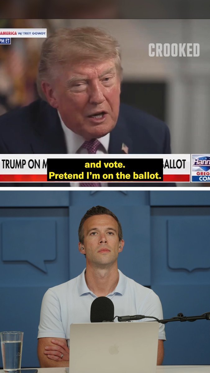 Trump puts himself on the ballot.