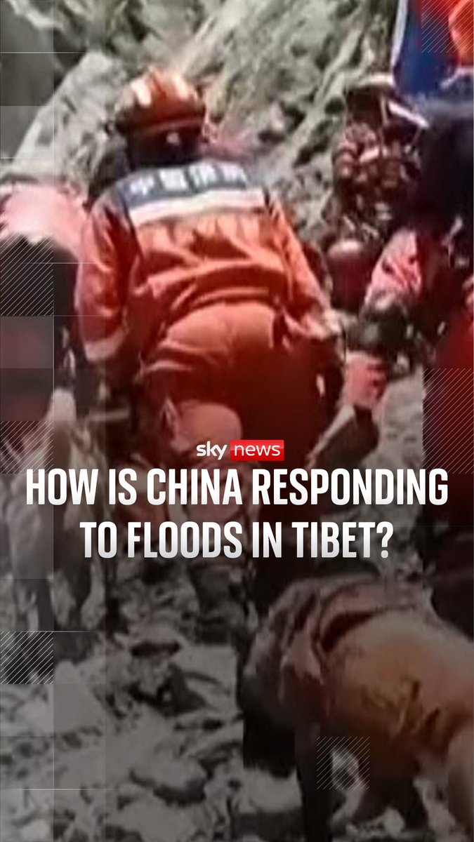 Flooding in the Himalayas has affected Tibet, which is much more difficult to report on than Nepal because the area is administrated by China. Sky's Helen-Ann Smith reports.
