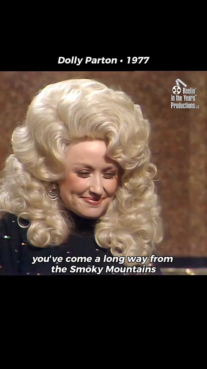 “Very poor as far as material things.” That was Dolly Parton in 1977, speaking of her childhood in the Smoky Mountains. She went on, “but we had all the important things in life. A good mom and daddy, understanding and kindness, a love for each other, a love for the Lord.” She never forgot where she came from.