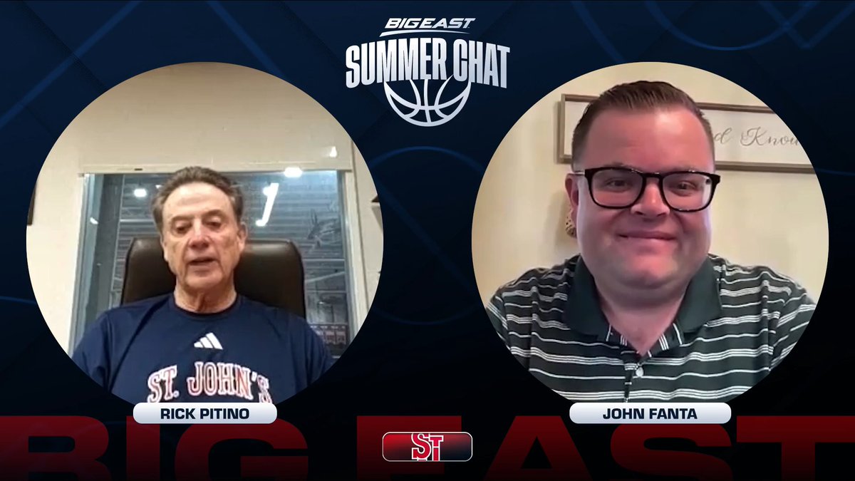 The Summer Conversation with Rick Pitino. The head coach of the back-to-back reigning Big East regular season and tournament champion St. John’s Red Storm joins me for a wide-ranging conversation on the state of the Johnnies.