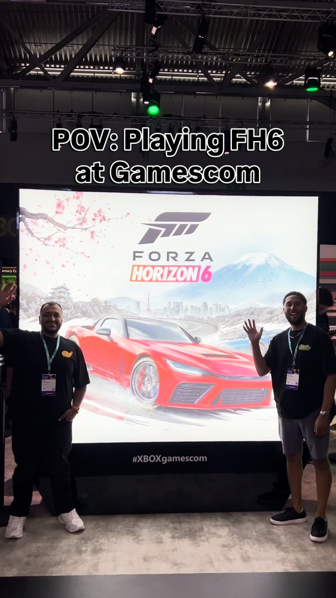 AKA the world premiere of Drift Attack 🚗💨 #ForzaHorizon6 #FH6 #Gamescom