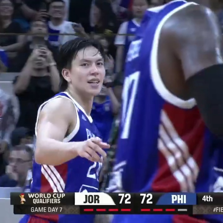 Another day, another OT game for the Philippines 😱 We're getting 5 more minutes of play in Manila! 🇵🇭🇯🇴 #FIBAWC x #StepItUp