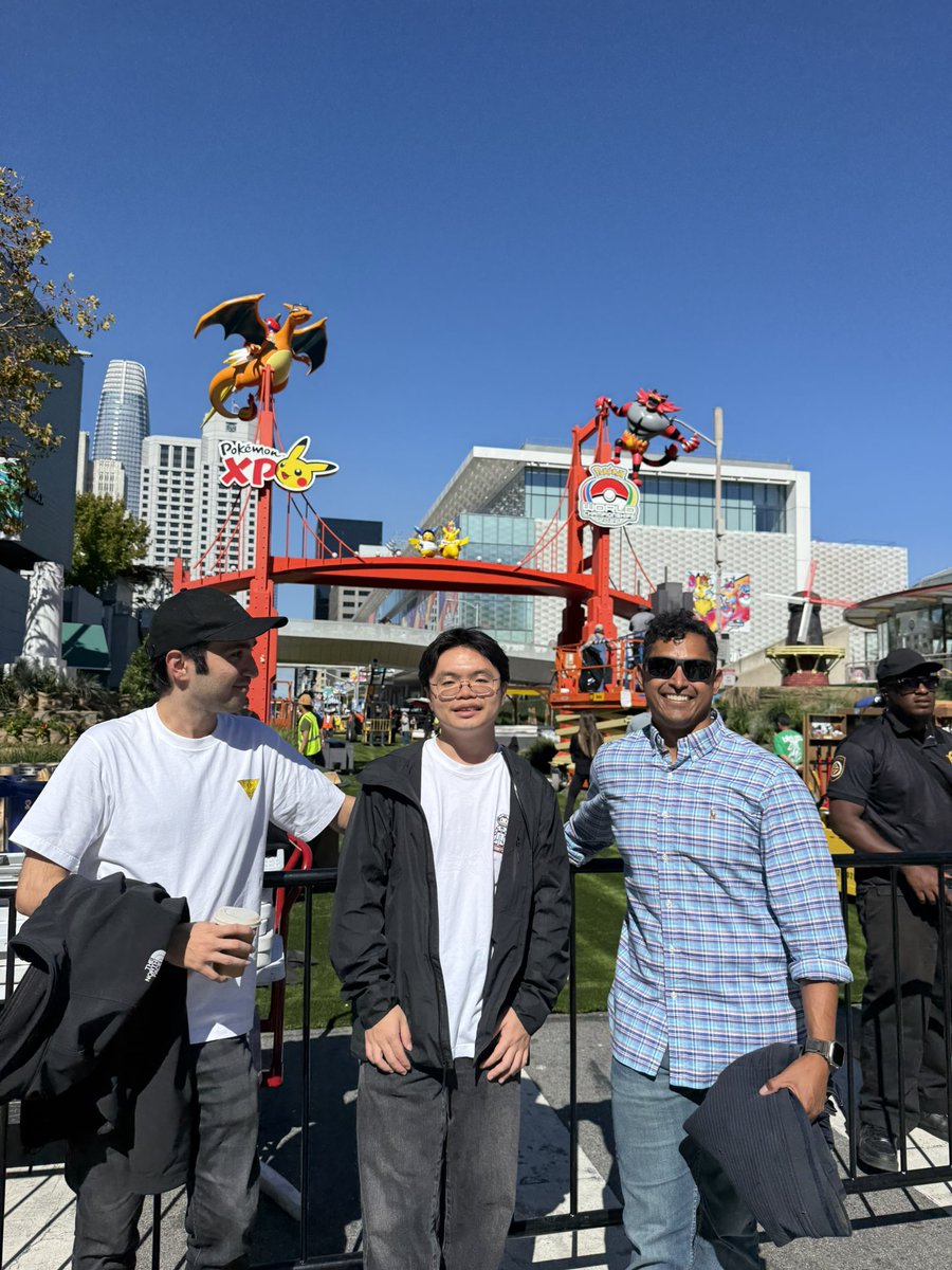 Pokémon is taking over SF this weekend 50,000+ fans are expected for Worlds + PokémonXP… and I don’t even have a ticket 🥹 so naturally I’m tagging along with the TCG boys Noot figo | Traded Grooovy and doing every side quest possible
