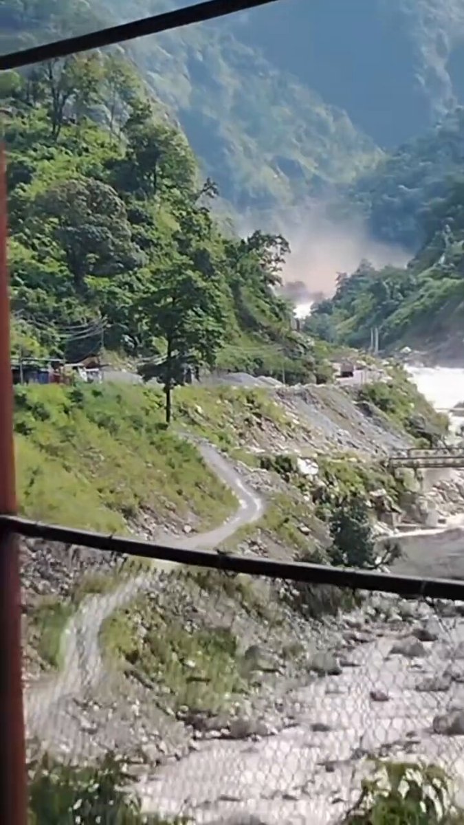 The closest footage of the Nepal floods. 💔 Looking at that Himalayan tsunami, it feels like there was almost zero chance the person behind the camera, or anyone there, could have survived.If you’ve seen 2012, this feels exactly like that movie. Except this is real. #Nepal