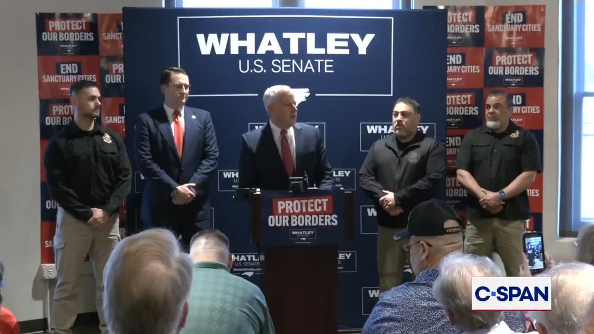U.S. Sen. candidate Michael Whatley (R) claims the Biden administration "facilitated" bringing illegal immigrants into the country: "They put 'em on airplanes and flew 'em into the interior of this country."