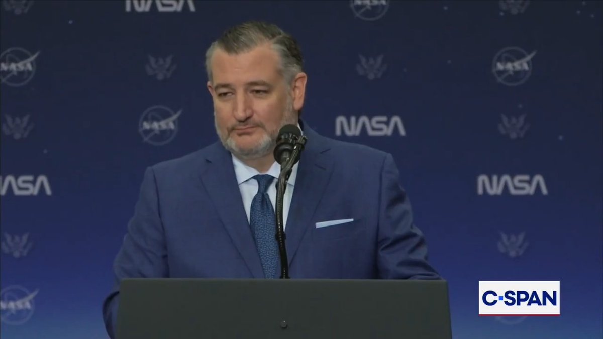 .Senator Ted Cruz (R-TX) on investments in expanding U.S. space presence: "China intends to establish its own presence on the moon; we cannot afford to sit and watch on the sidelines. We will beat China."