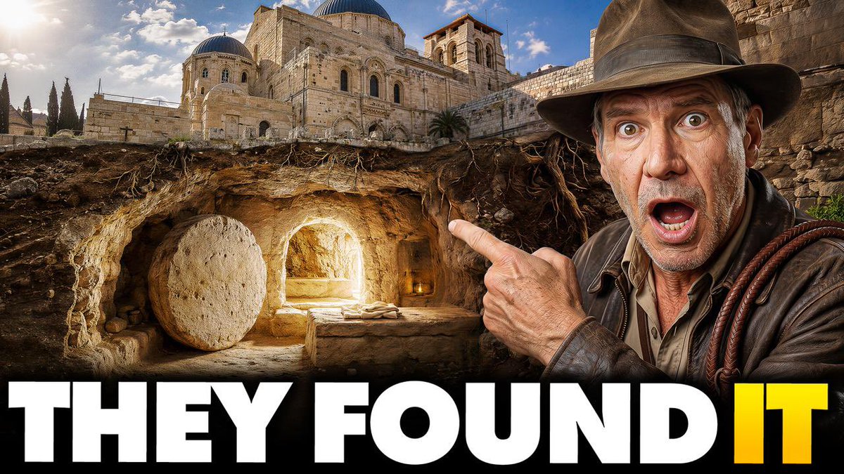 Scientists Try To Disprove The Bible…End Up Discovering The TOMB of Jesus EXACTLY as Bible Describes Archaeologists have discovered the tomb of Jesus under the Church of the Holy Sepulchre. They found a 2,000-year-old garden, grapevines, olive trees, and a rock-cut tomb—exactly as it is described in the Bible. The Bible is real, and Jesus is real. There is nothing more liberating and fulfilling than that truth.