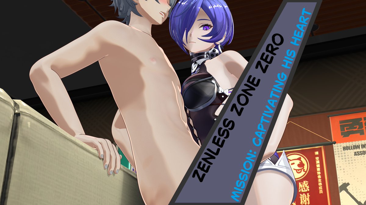 上傳到Iwara了!這版有男喘息聲。 On Iwara now! This video contains male moaning sounds.