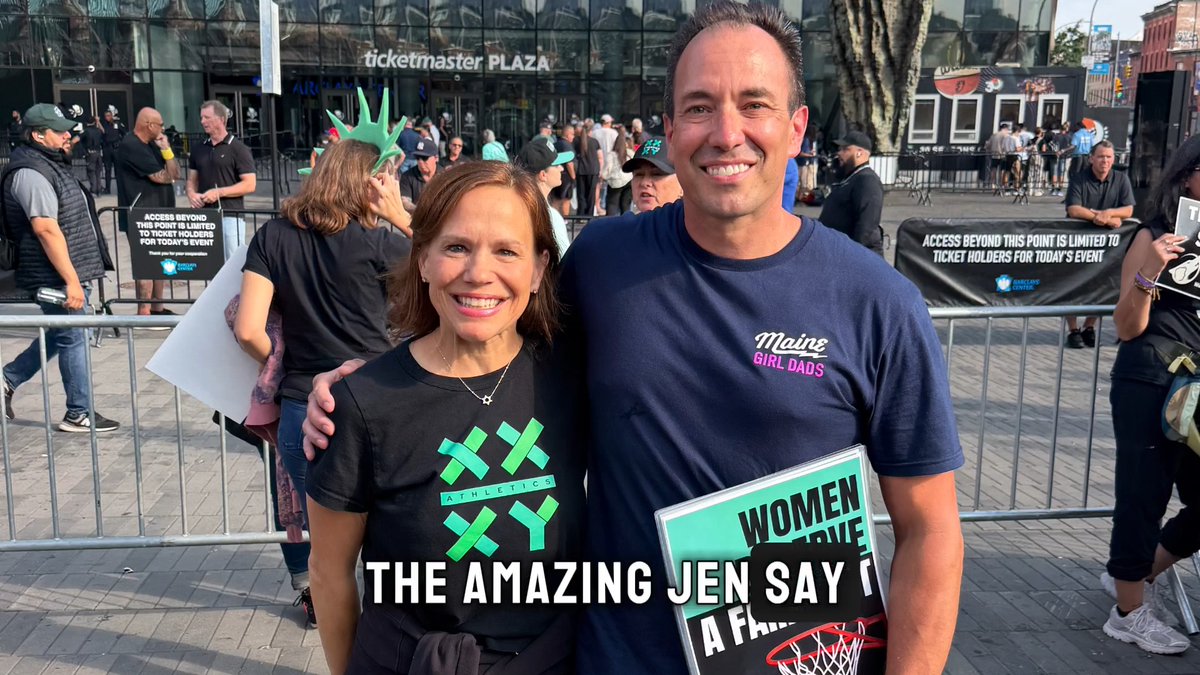Our take-aways from the Sophie Rally in NYC: 1. This is a feminist-driven, politically-diverse movement; not "right wing" 2. This isn't about the WNBA; it's about the broader issue of males in girls' spaces &amp; sports in schools 3. Dads are late to the party &amp; gotta step up!