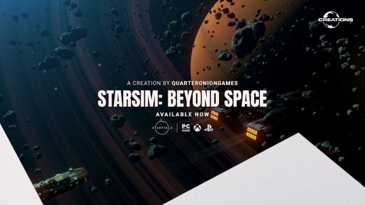 A living space simulation where the void is yours to wander, discover, and explore. The StarSim: Beyond Space Creation introduces nearly 300 handcrafted orbits connected by physical gates, new explorable content, ships, weapons, and more. See it in action in this trailer by Quarter Onion Games. See more info here: