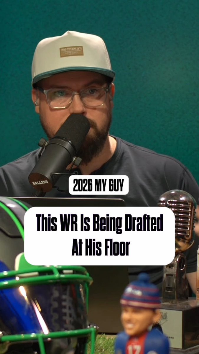 This WR is being drafted at his floor 👀