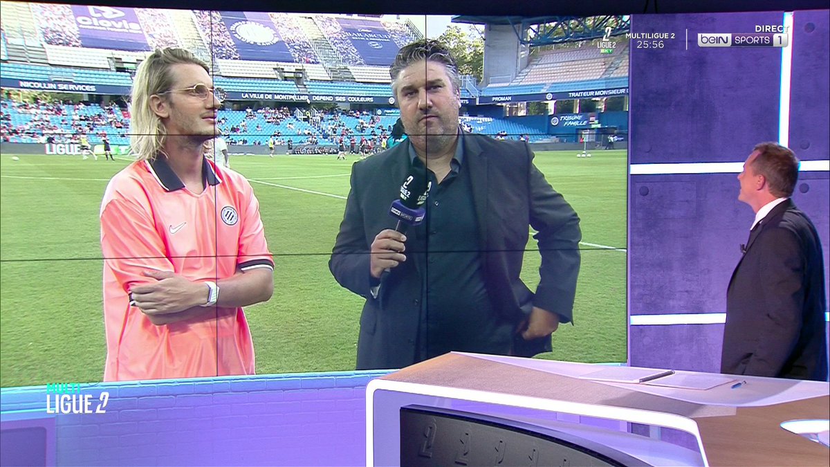 ⚽️ #Ligue2BKT 🗣 Paul Mirabel : « Je pense que c’est super cool d’avoir des jeunes issus de la formation. On retrouve l’esprit Paillade. En tant que supporter, je suis très content. » #beINLIGUE2