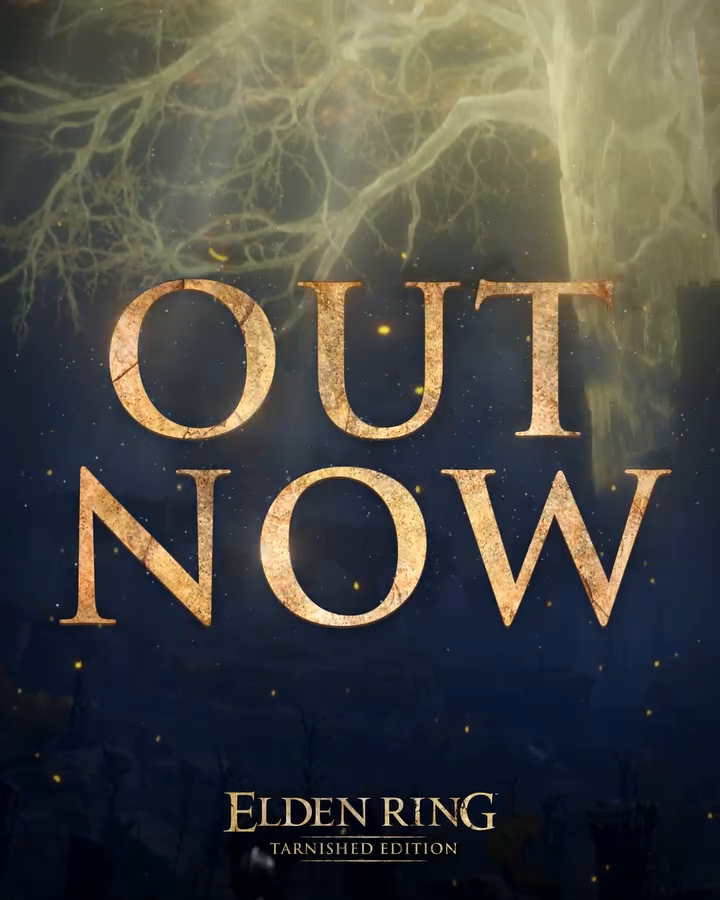 Rise, Tarnished. #ELDENRING Tarnished Edition and the Tarnished Pack DLC are now available.