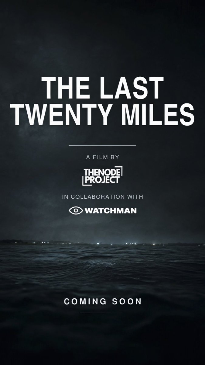 We call it the small boats crisis. It’s the last 20 miles of a people-smuggling industry that stretches halfway around the world. THE LAST TWENTY MILES The Node Project x Watchman Watchman Coming soon.
