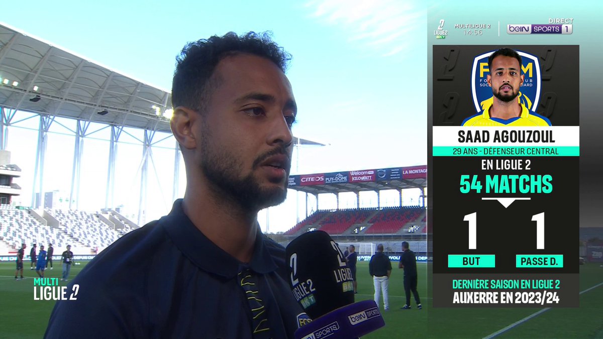 ⚽️ #Ligue2BKT 🗣️ Saad Agouzoul : « Sochaux est un club que j’aime beaucoup. J’ai vécu une belle saison ici et ça m’a donné envie de revivre ça avec eux. » #beINLIGUE2