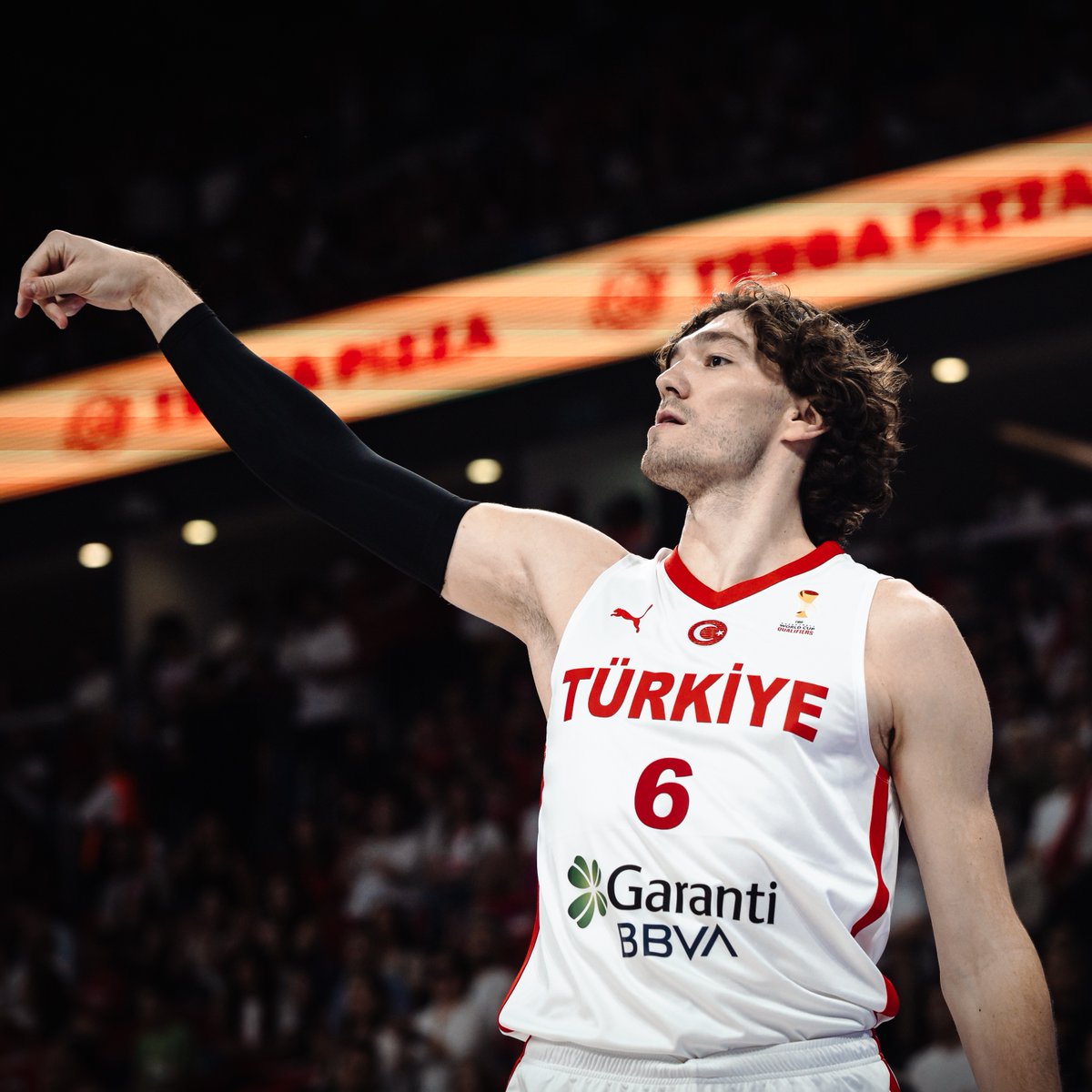 13 in the first quarter. CEDI OSMAN IS COOKING! 🔥 #FIBAWC | #StepItUp