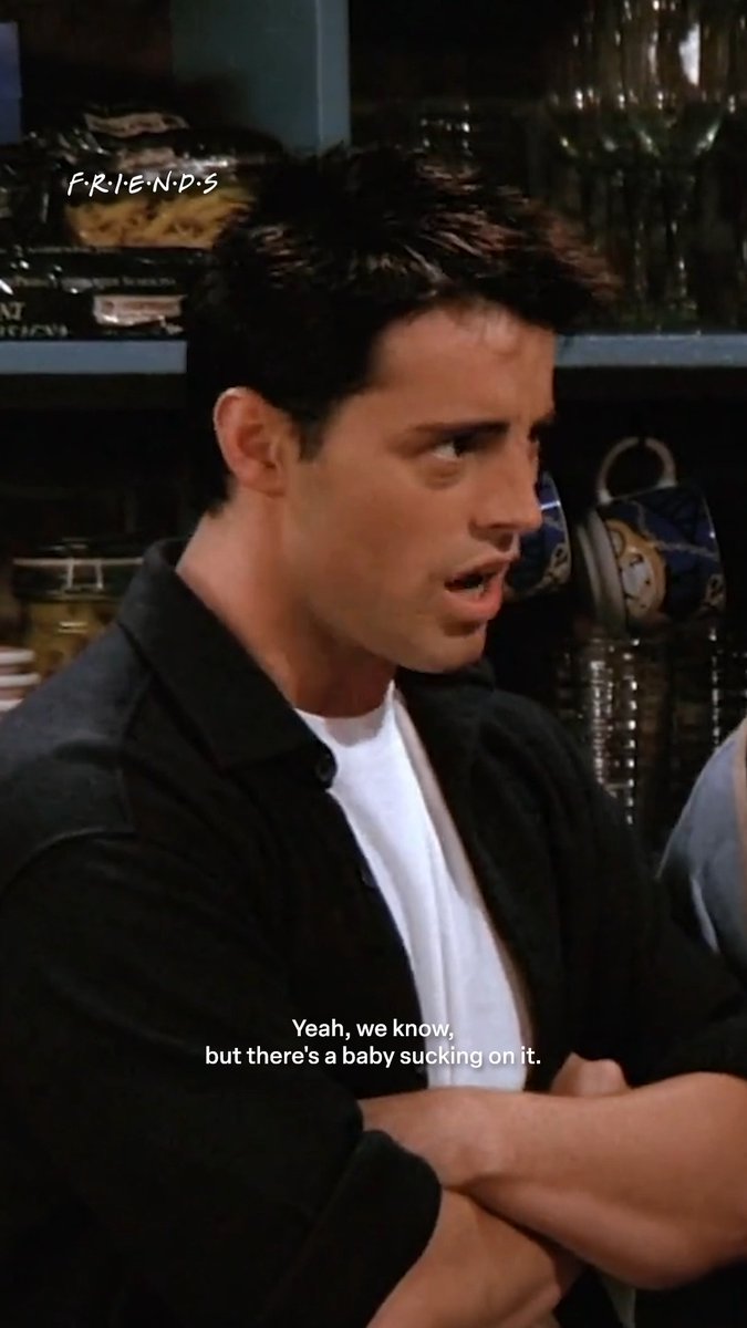 Takes a little getting used to for some… #FRIENDS