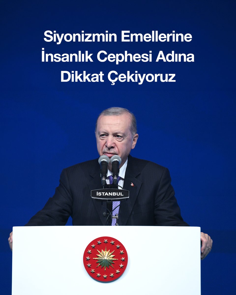 Biz siyonizmin yayılmacı emellerine dikkat çekerken bunu kendimiz için değil; hangi inanca mensup olursa olsun bölgedeki tüm halklar adına, insanlık cephesi adına yapıyoruz.