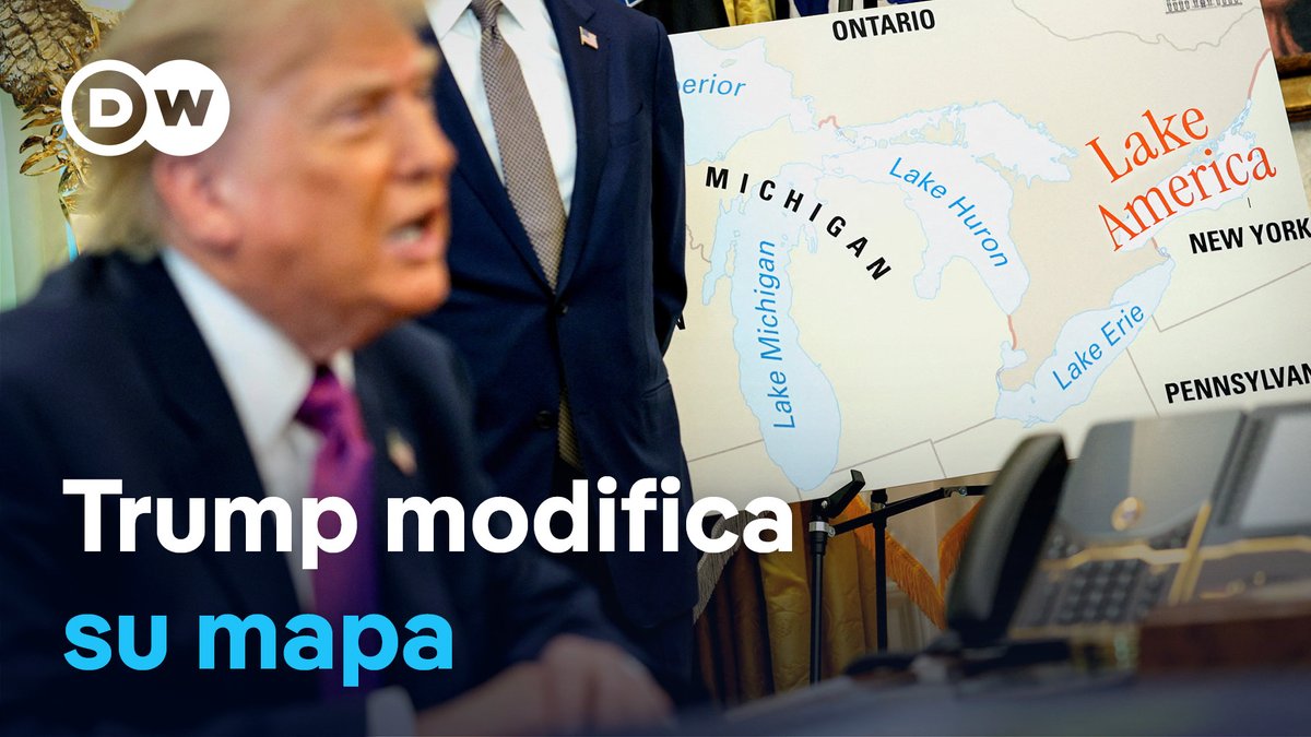 Trump modifica su mapa: Canadá rechaza el cambio de nombre del lago Ontario El presidente de EE. UU., Donald Trump, firmó una orden ejecutiva con la que insta al Departamento del Interior a modificar el nombre a "lago América" en la nomenclatura del Gobierno federal. Pero esto solo afecta a cómo lo denomina Washington. La medida se produce en medio de una guerra comercial entre Canadá y EE. UU.