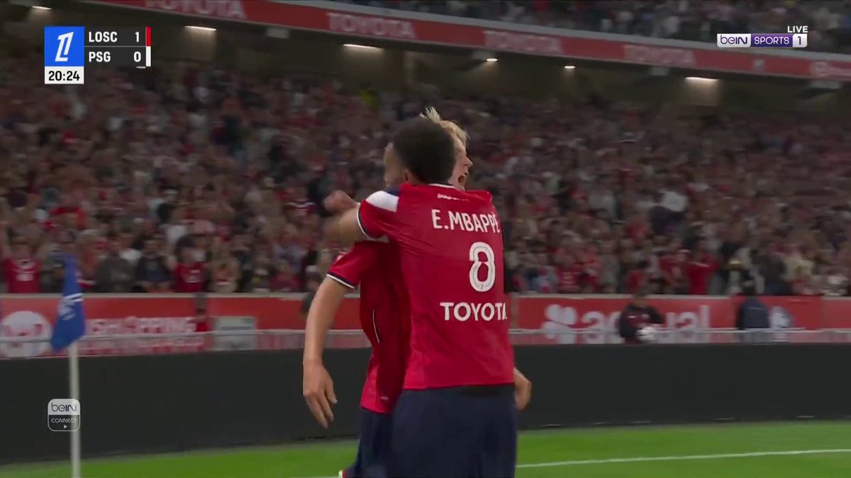 هارالدسون يفتتح التسجيل لليل أمام باريس سان جيرمان ⚽️🔥 #الدوري_الفرنسي
