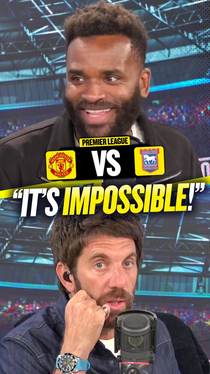 😳 "It's impossible. Doubly impossible." ❌ "They won't get points. A draw is a defeat for #MUFC." Andy Goldstein's done it again ahead of Man United vs Ipswich...
