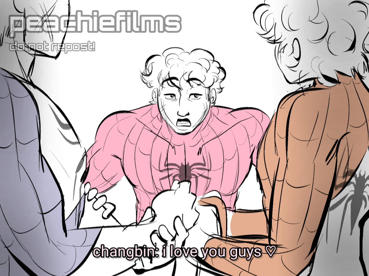 3RACHA spiderman au!!! ive been a fan of skz for 5 years and i finally animated them YIPPEEEE!! #straykids #straykidsfanart